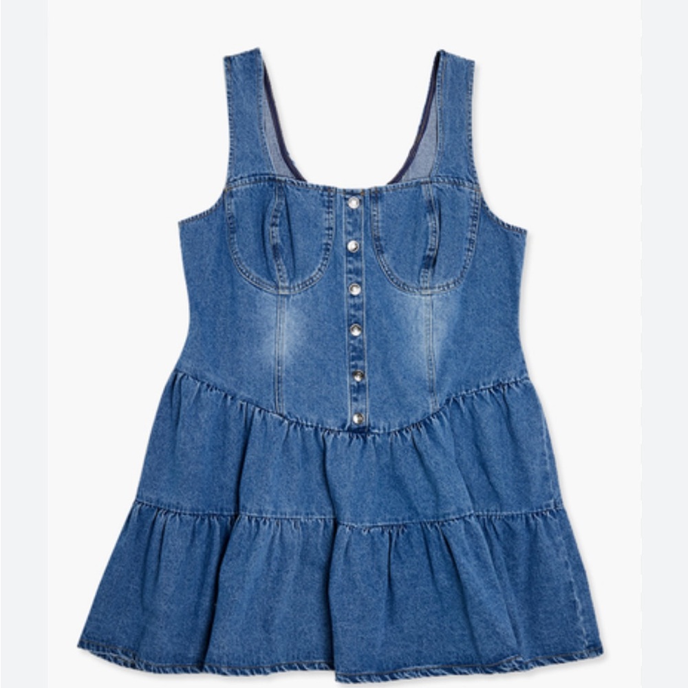 Stylish Blue Denim Dress
